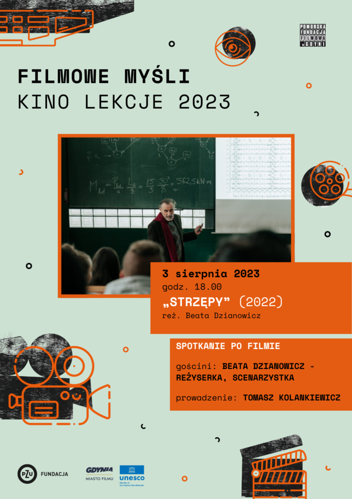 „Filmowe myśli. Kino lekcje” | pokaz filmu „Strzępy” i spotkanie z Beatą Dzianowicz