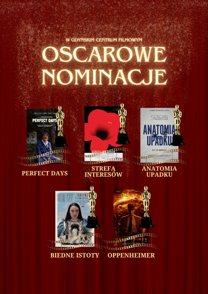 OSCAROWE NOMINACJE w Gdyńskim Centrum Filmowym!