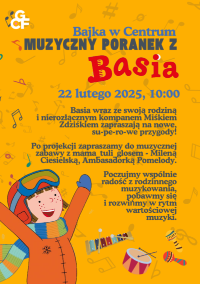 BAJKA W CENTRUM | Muzyczny poranek z Basią