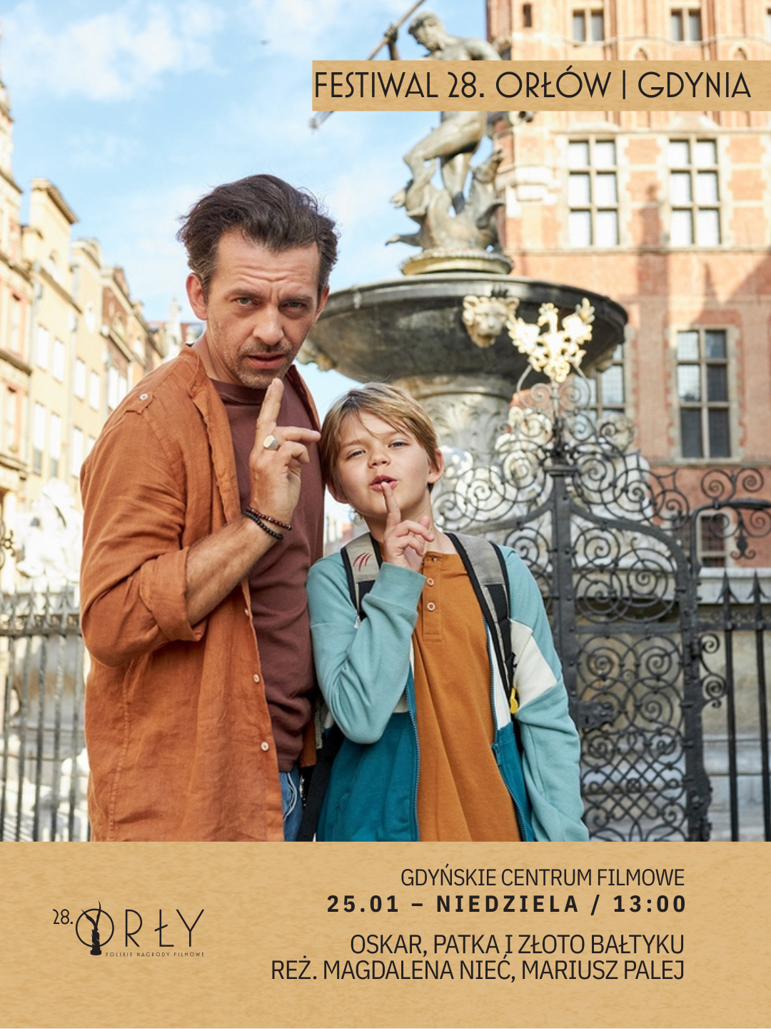 Oskar, Patka i Złoto Bałtyku | 28. Festiwal Orłów- POKAZ FILMU BEZ TRANSMISJI