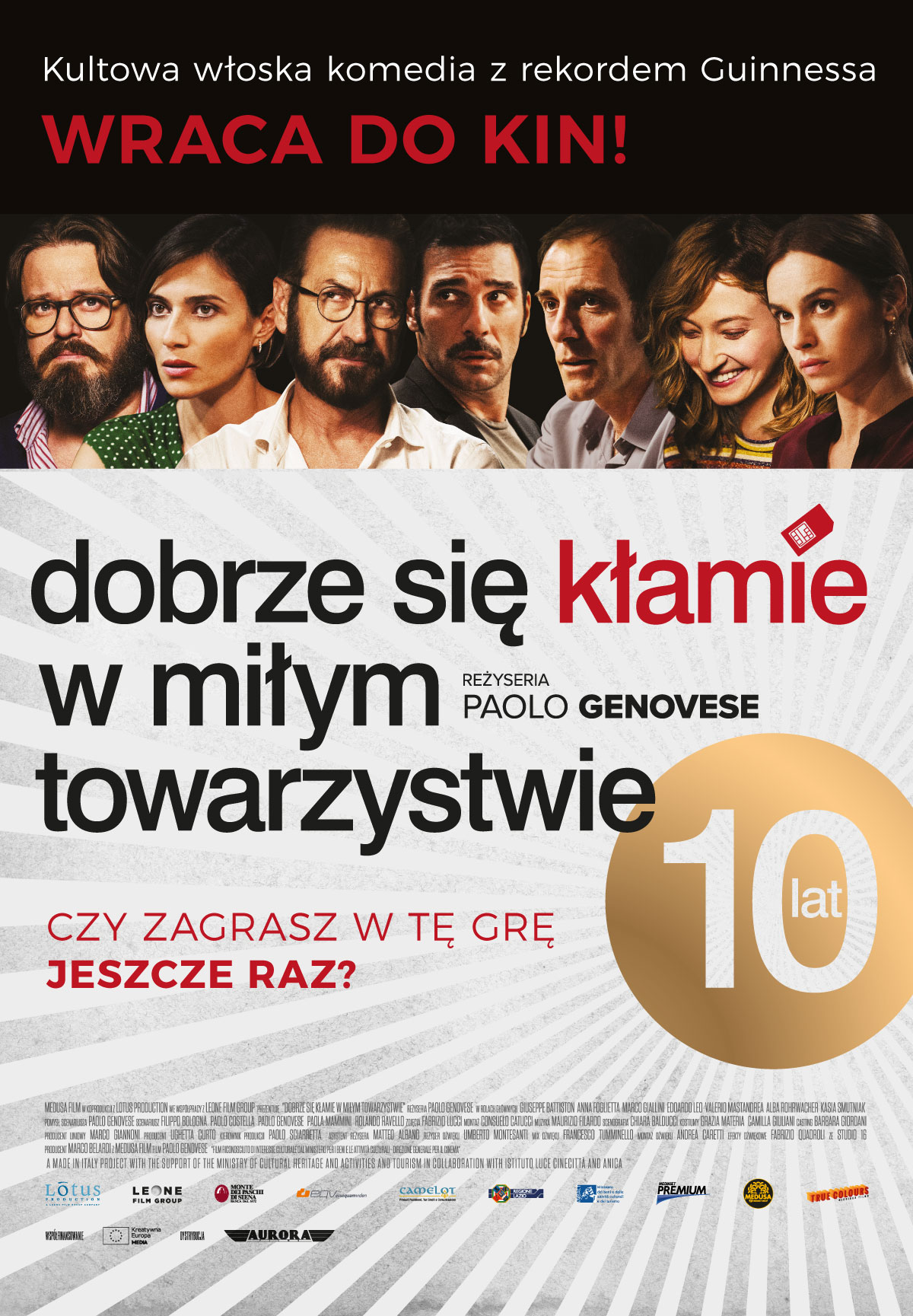 10 LAT „Dobrze się kłamie w miłym towarzystwie” | POKAZ + SPOTKANIE