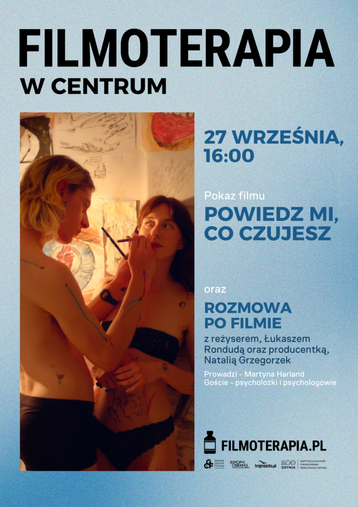 Powiedz mi, co czujesz + rozmowa po filmie | FILMOTERAPIA W CENTRUM