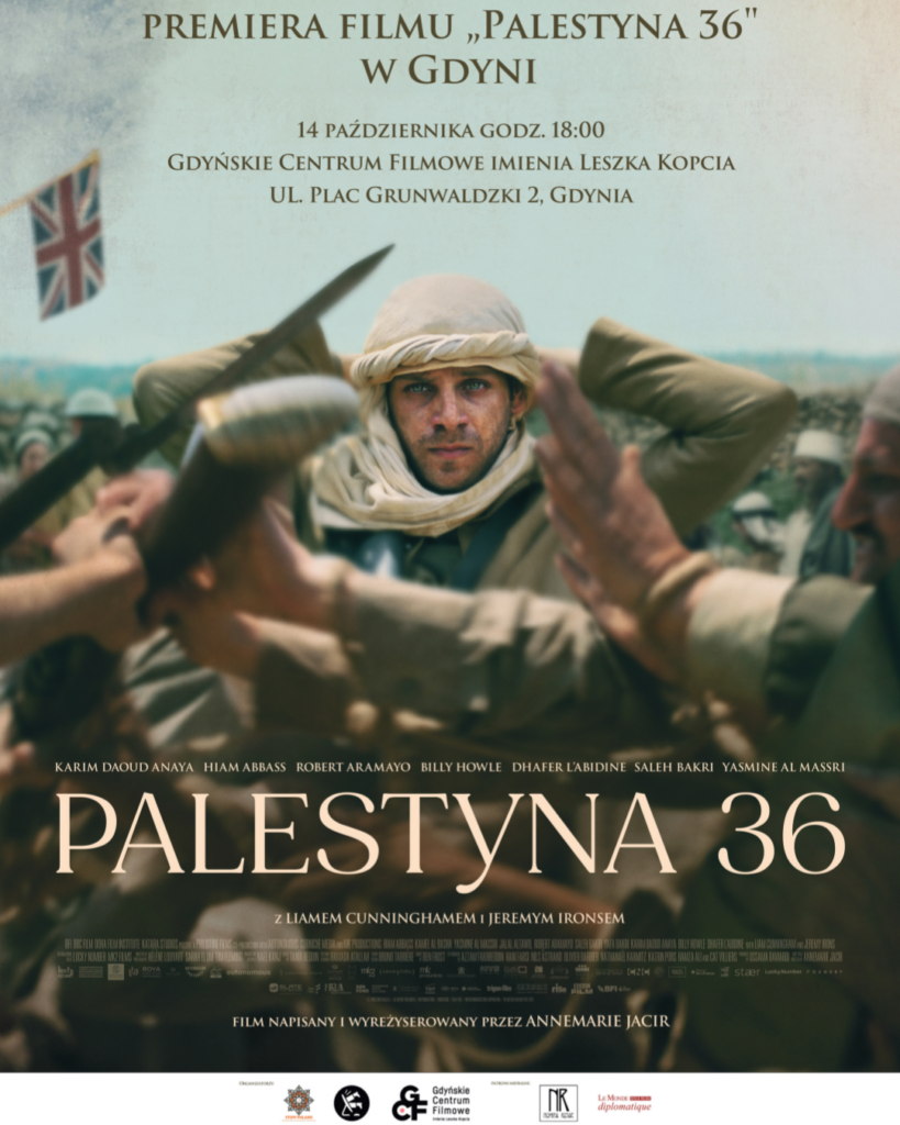 Gdyńska premiera filmu „Palestyna 36″ + PRELEKCJA